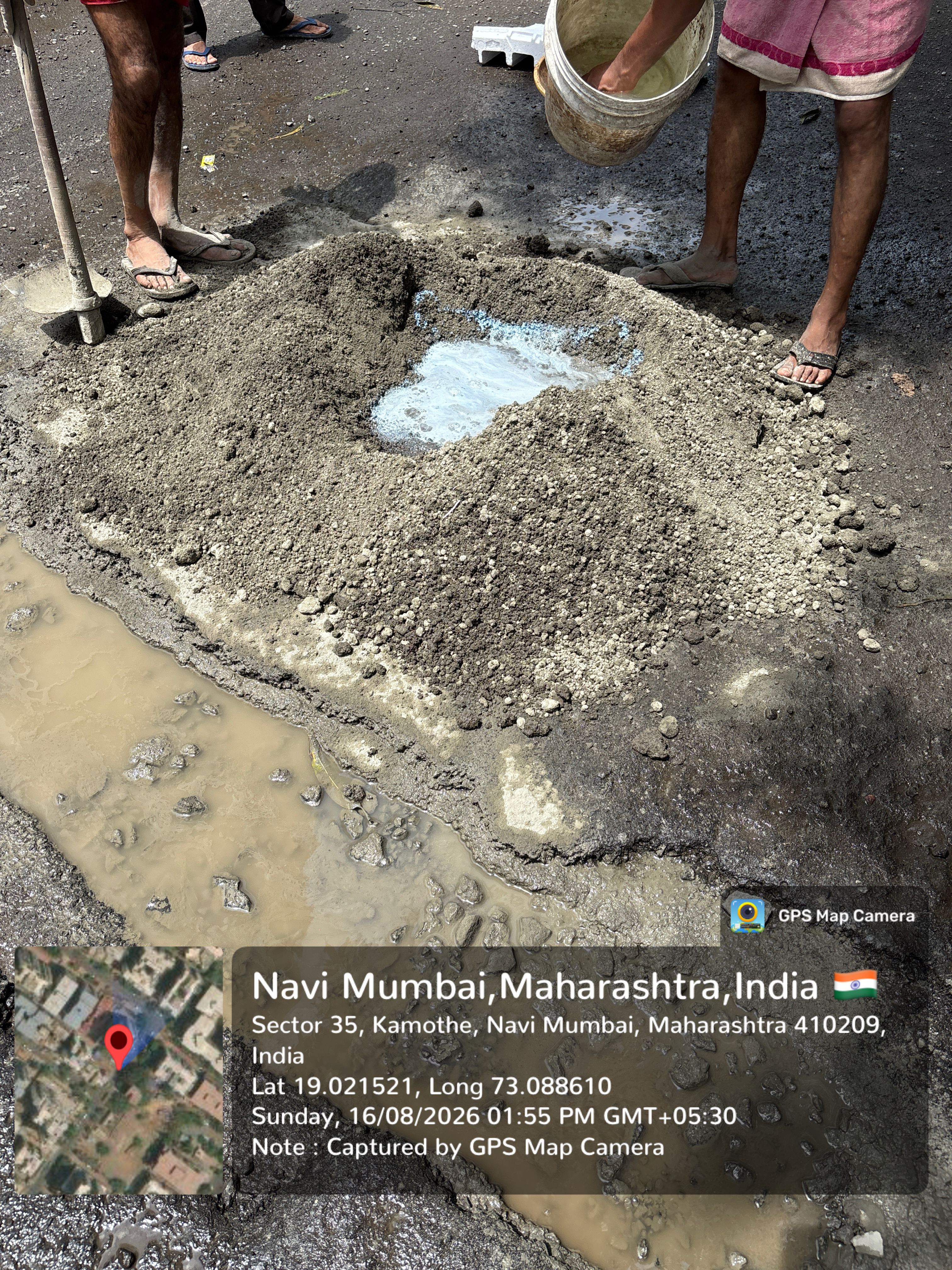 Pothole Repair - Sector 35, Kamothe - August 2026